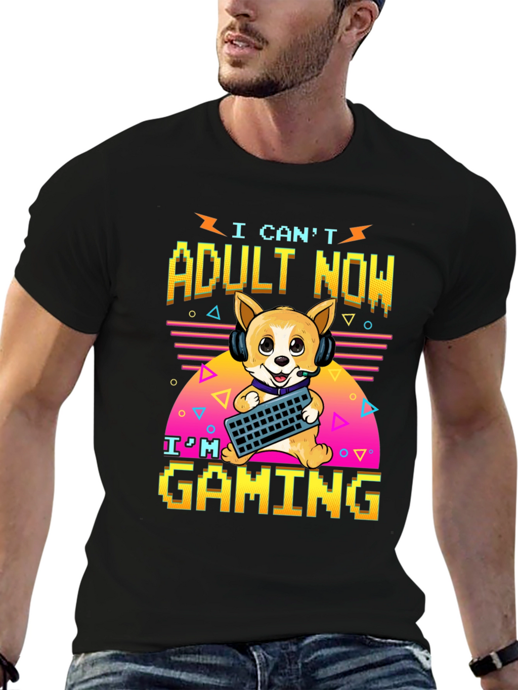 I Cant Adult Now Gaming T-Shirt