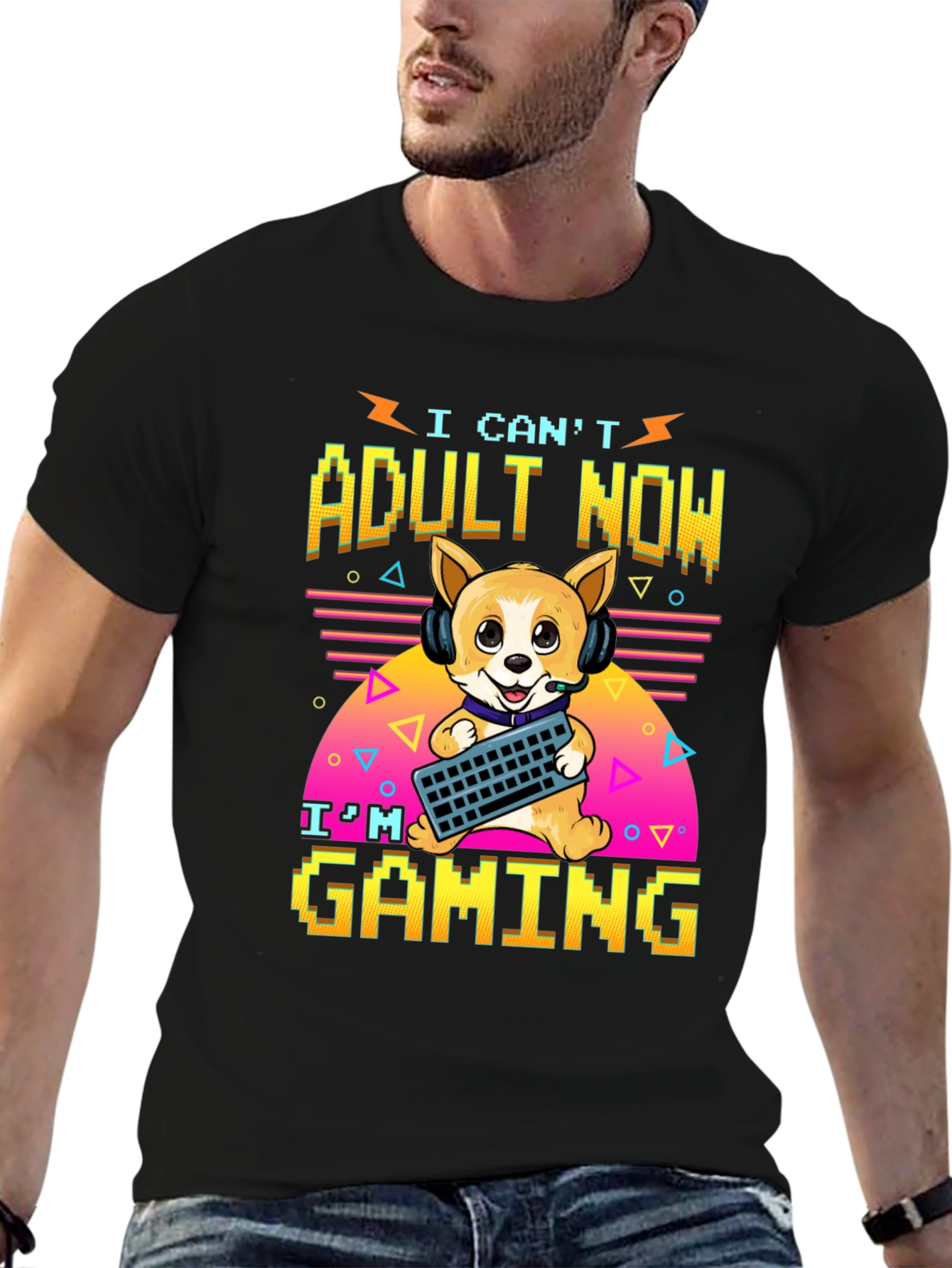 I Cant Adult Now Gaming T-Shirt