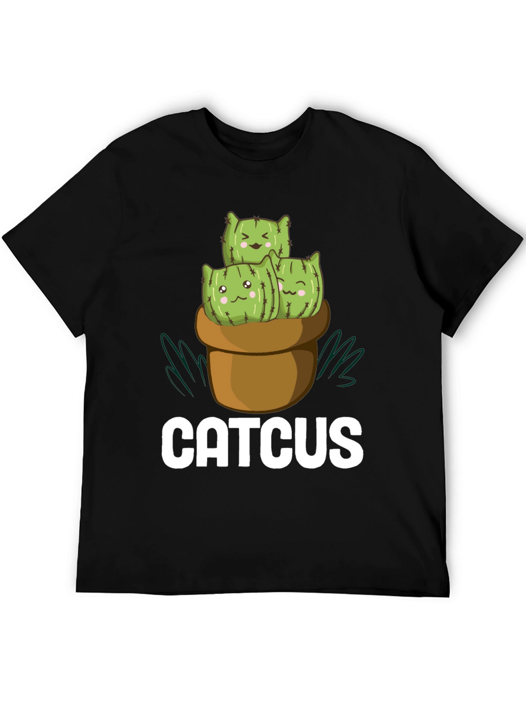 Catcus T-Shirt - Cute Cactus Cat Graphic Tee