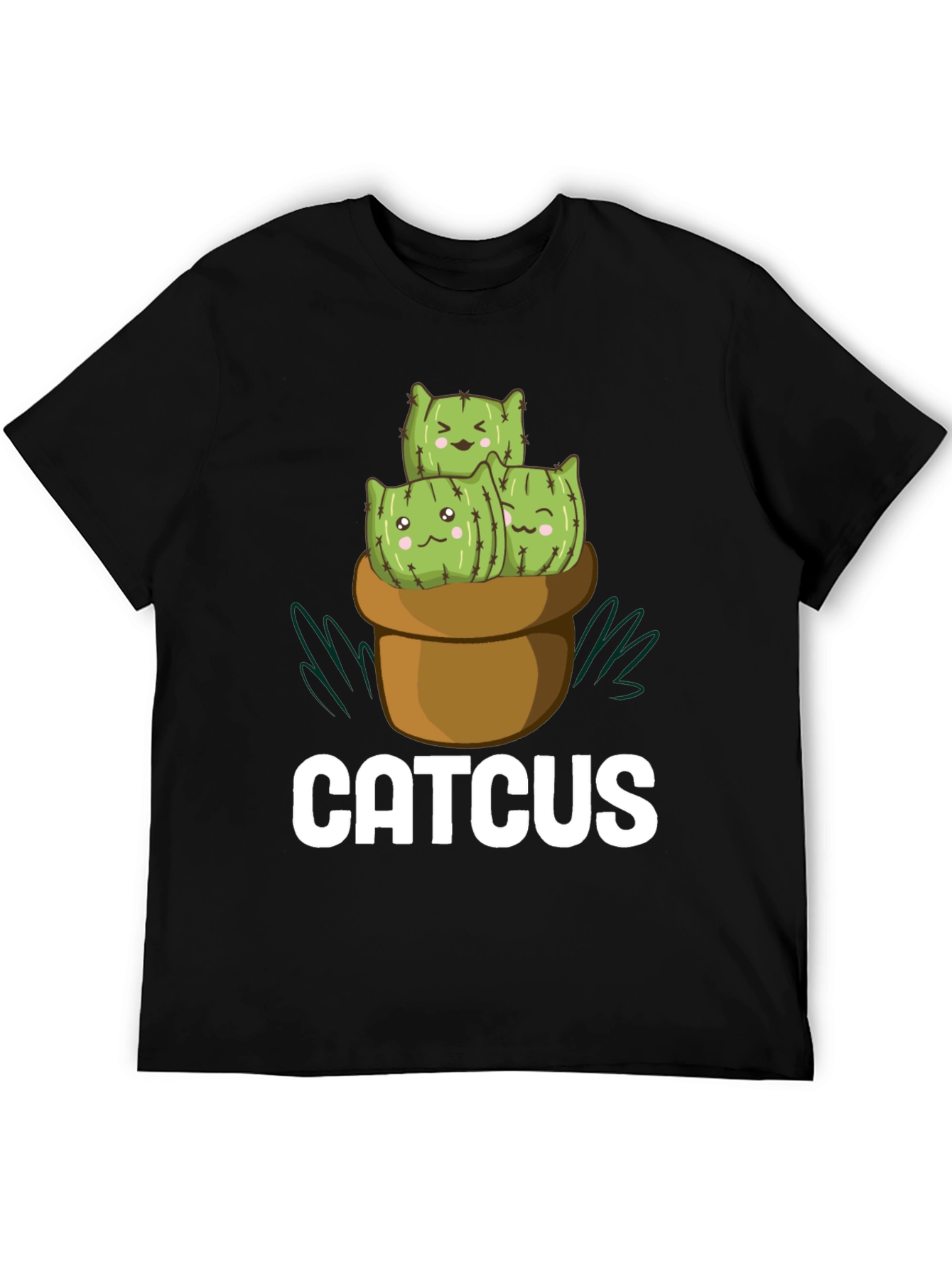 Catcus T-Shirt - Cute Cactus Cat Graphic Tee
