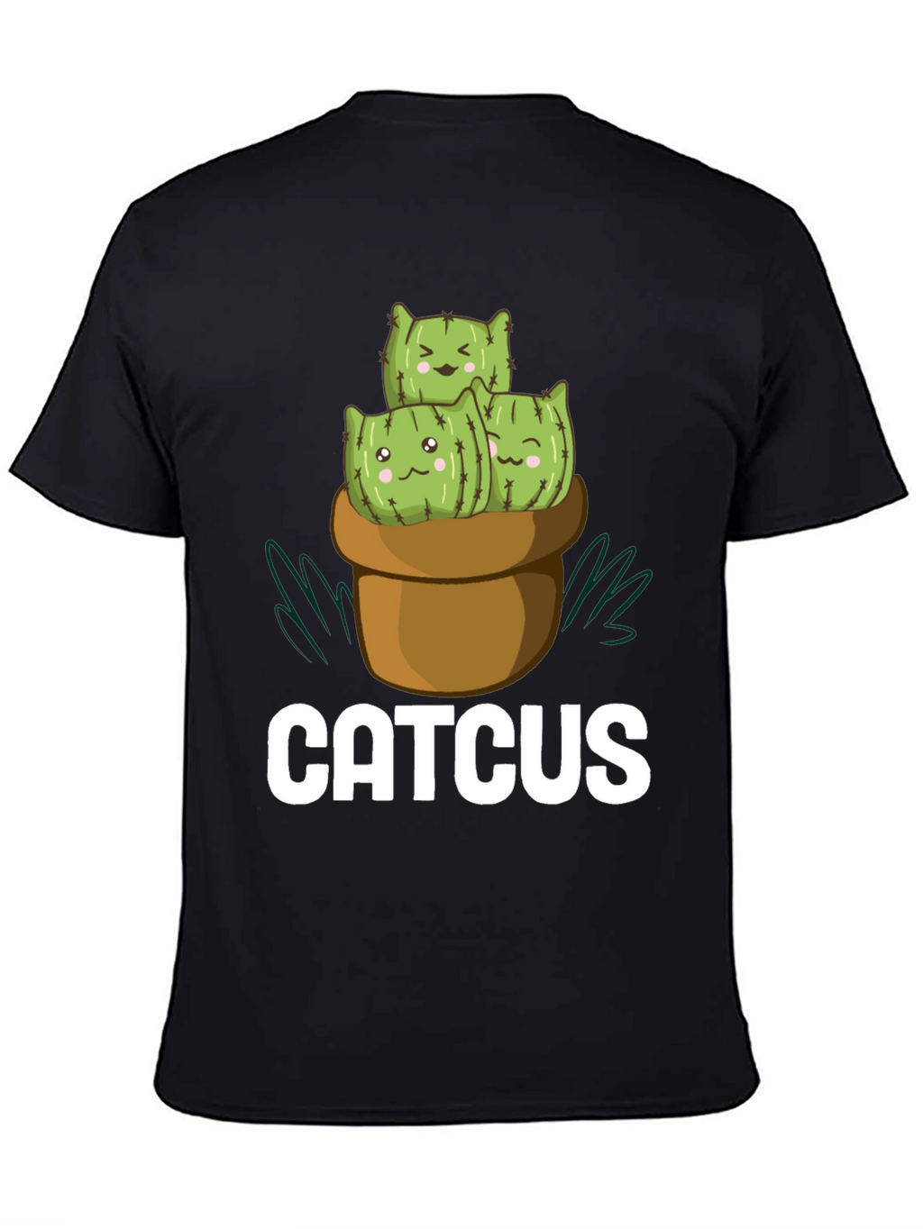 Catcus T-Shirt - Cute Cactus Cat Graphic Tee