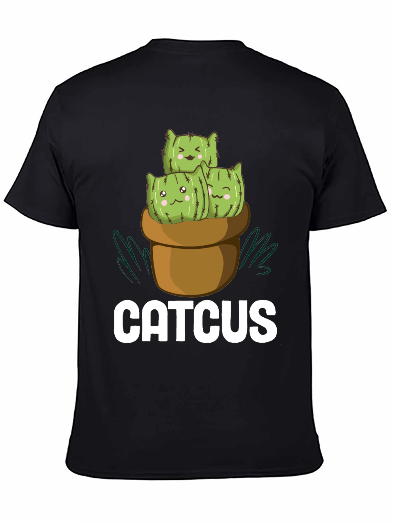 Catcus T-Shirt - Cute Cactus Cat Graphic Tee
