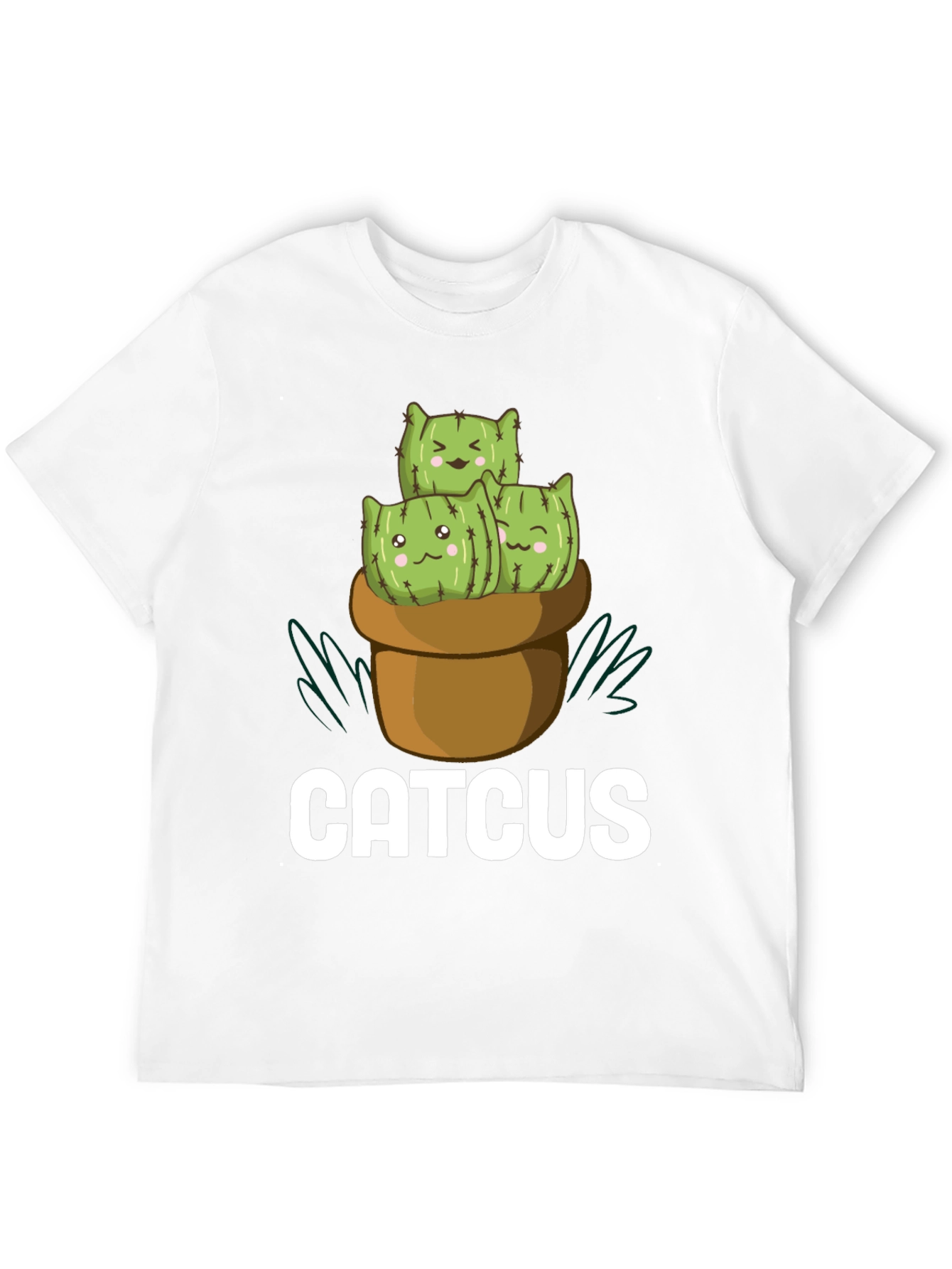 Catcus T-Shirt - Cute Cactus Cat Graphic Tee