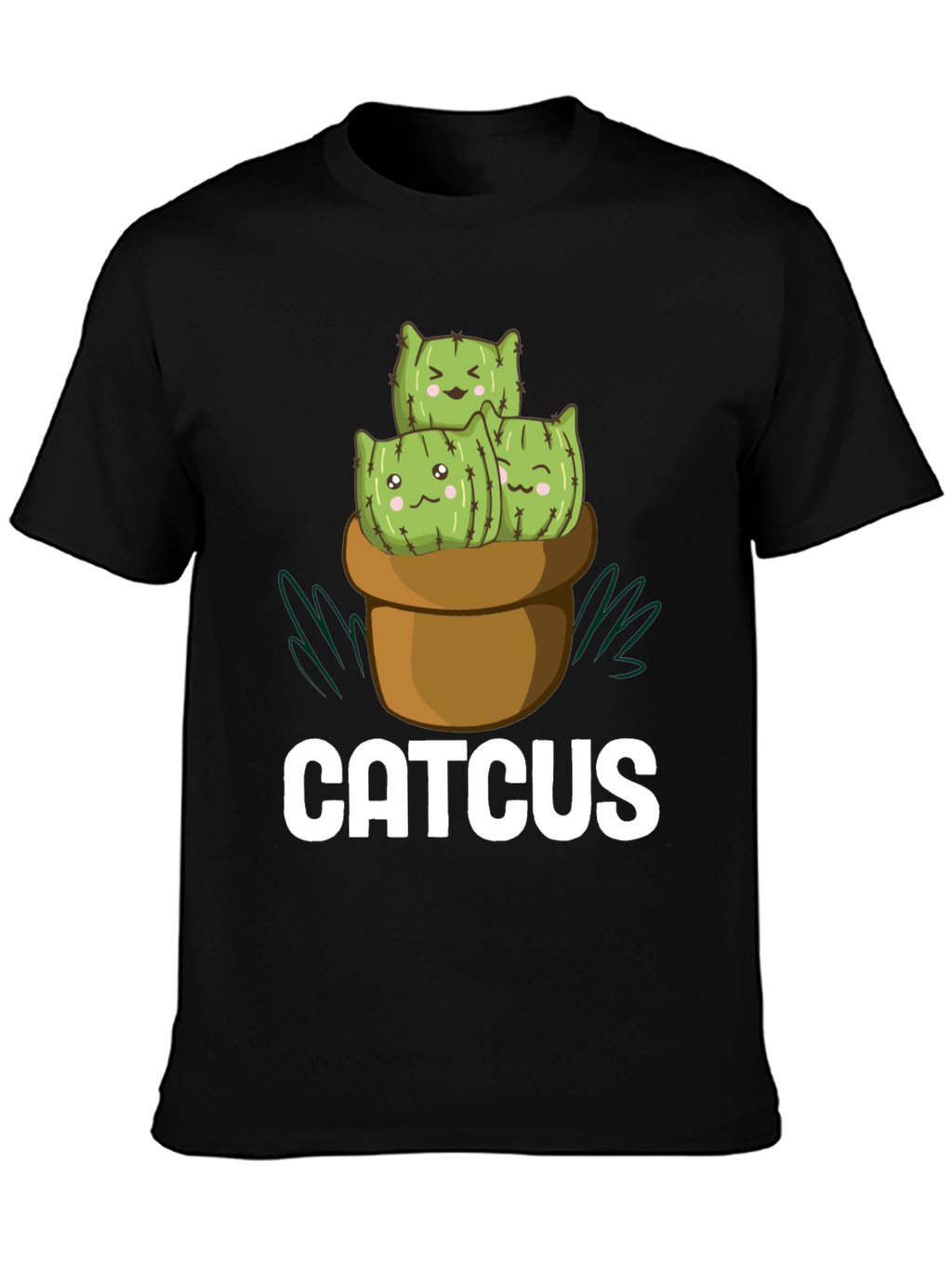 Catcus T-Shirt - Cute Cactus Cat Graphic Tee