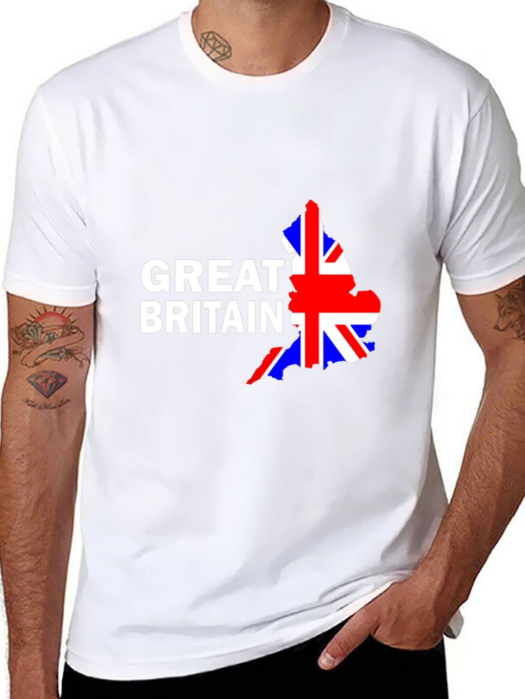 Great Britain Flag Graphic T-Shirt