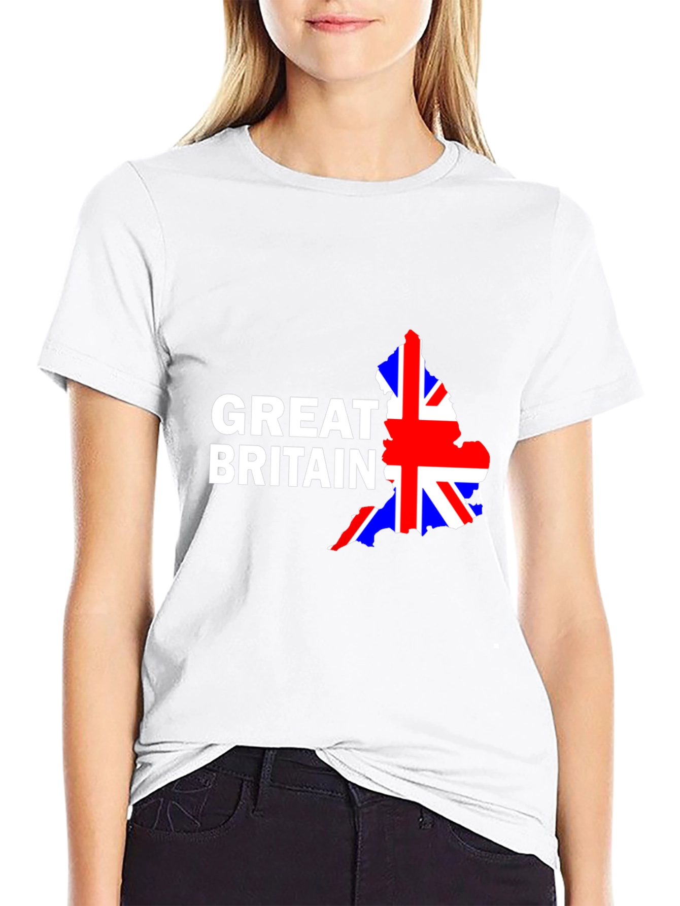 Great Britain Flag Graphic T-Shirt