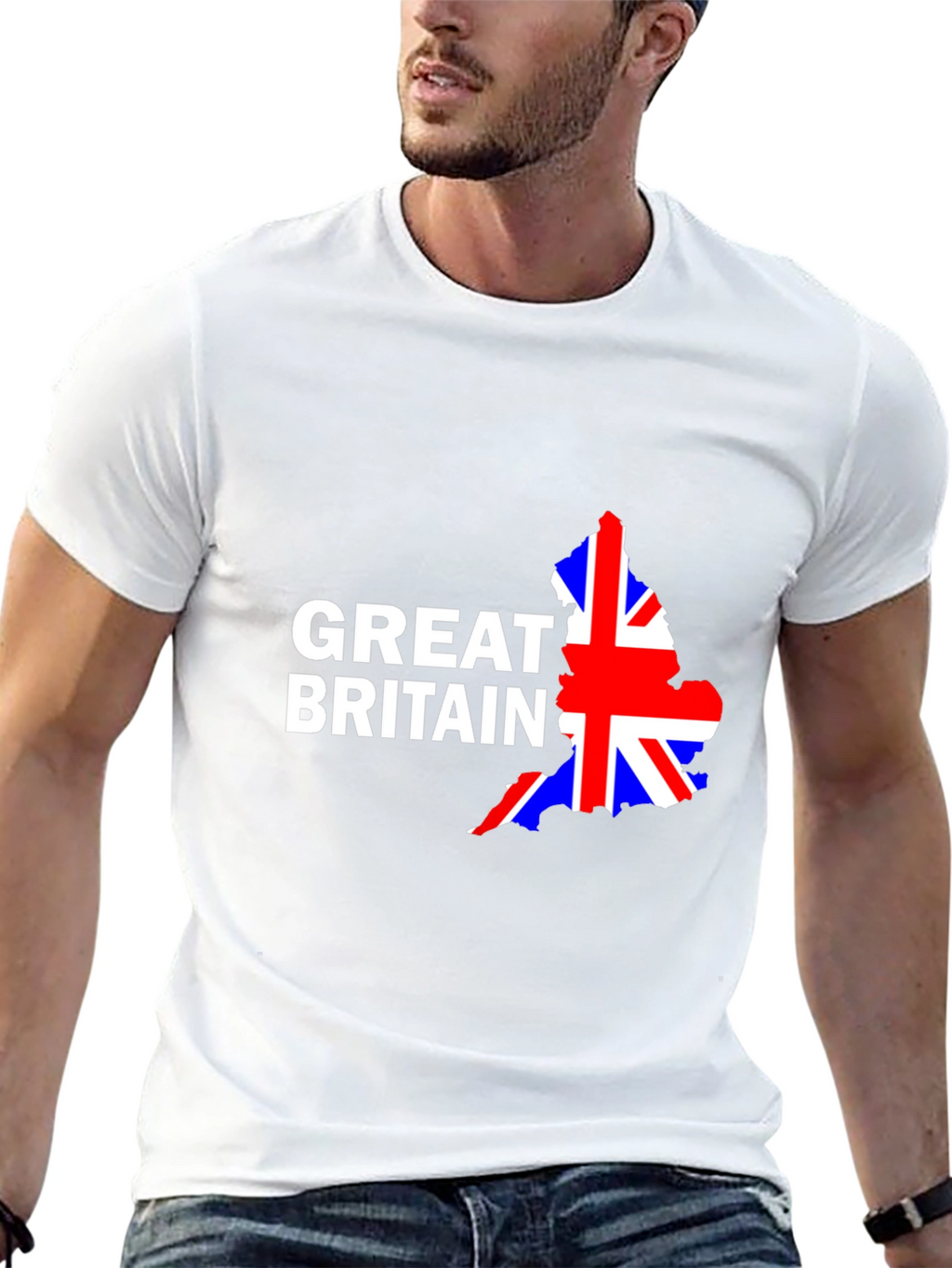 Great Britain Flag Graphic T-Shirt