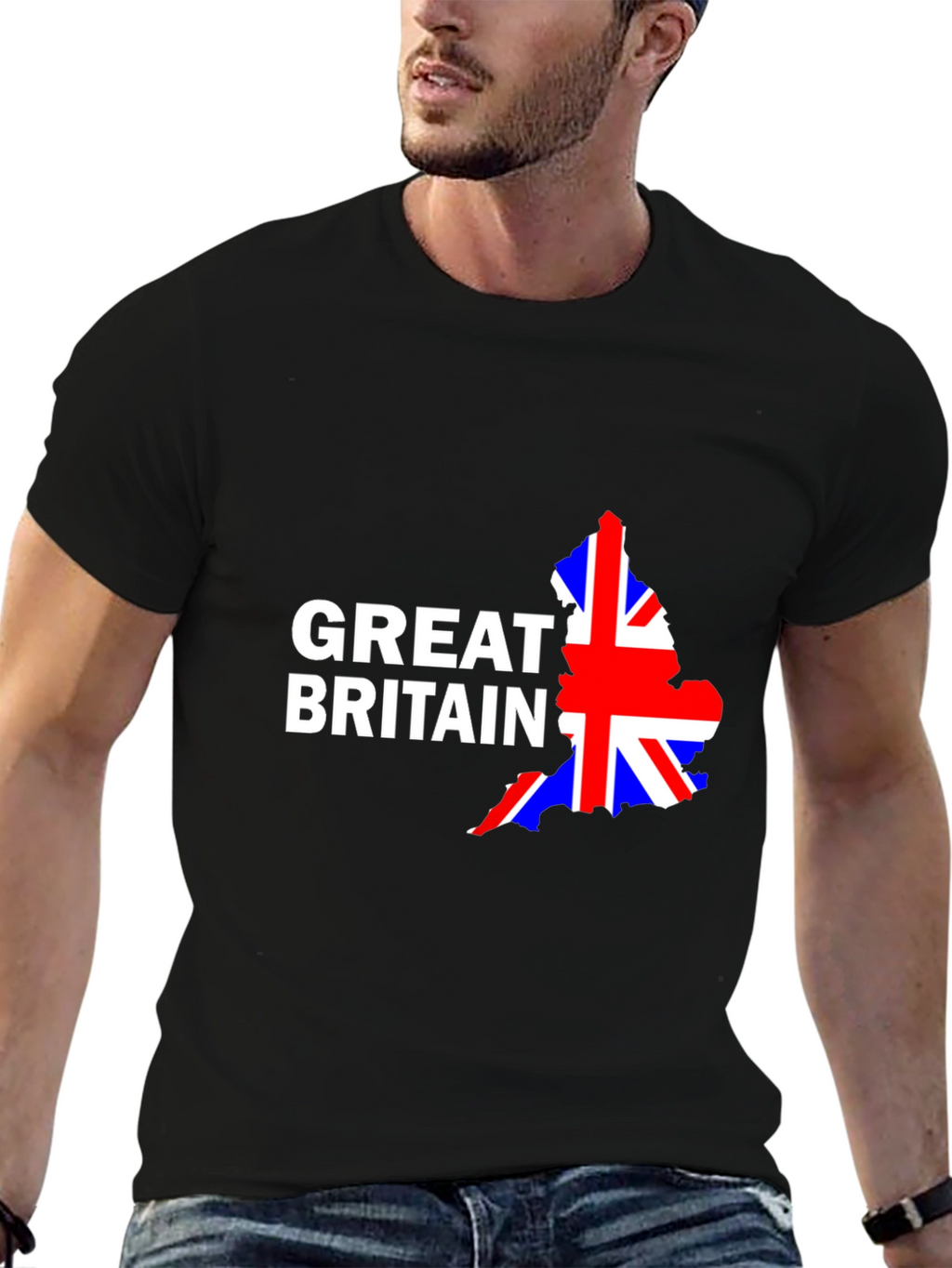 Great Britain Flag Graphic T-Shirt