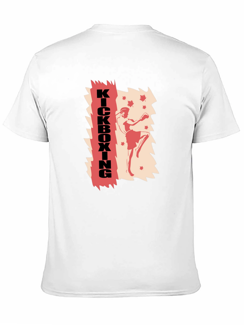 Kickboxing Graphic Print T-Shirt - Martial Arts Style