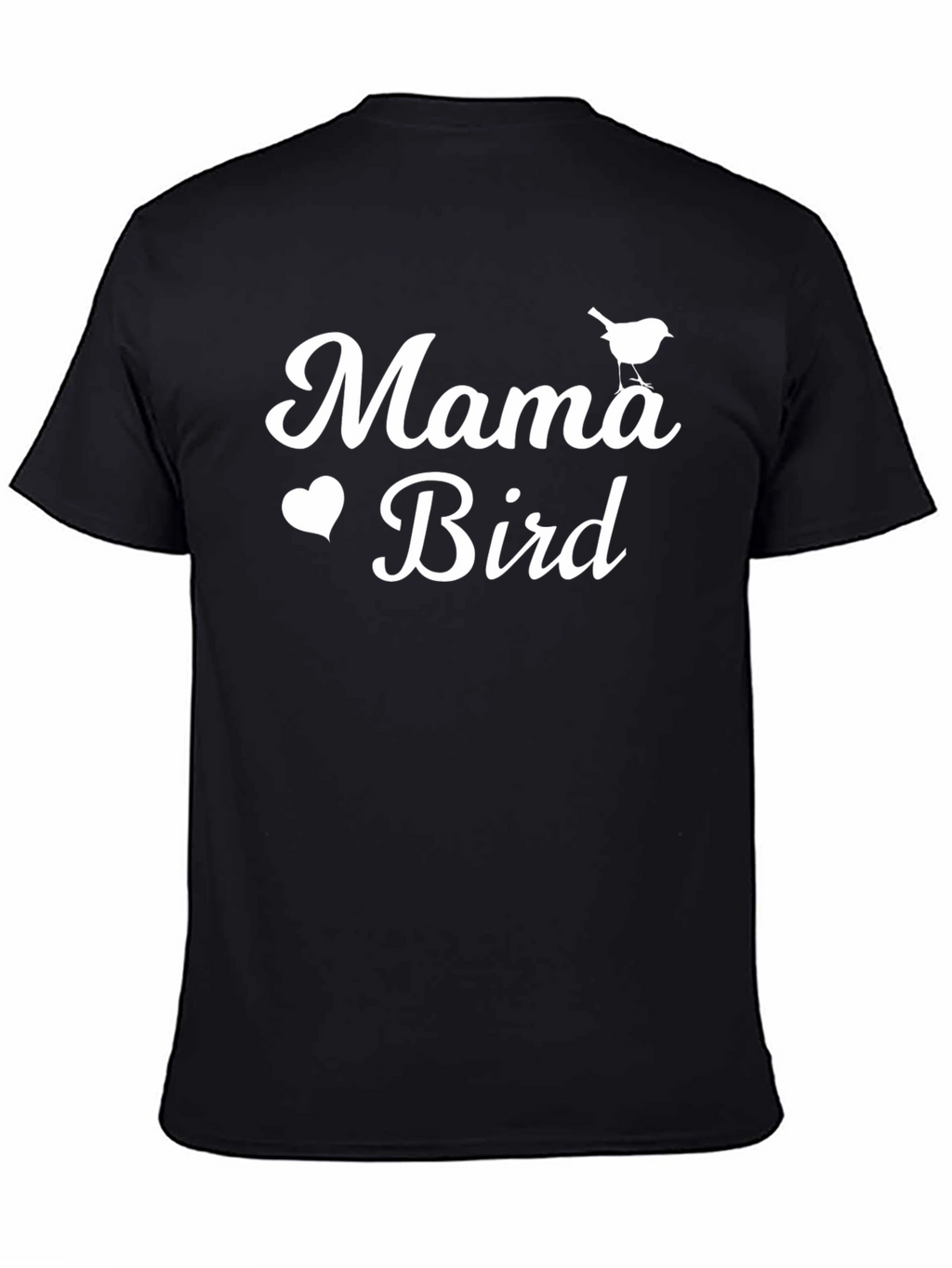 Mama Bird Graphic Tee - Black