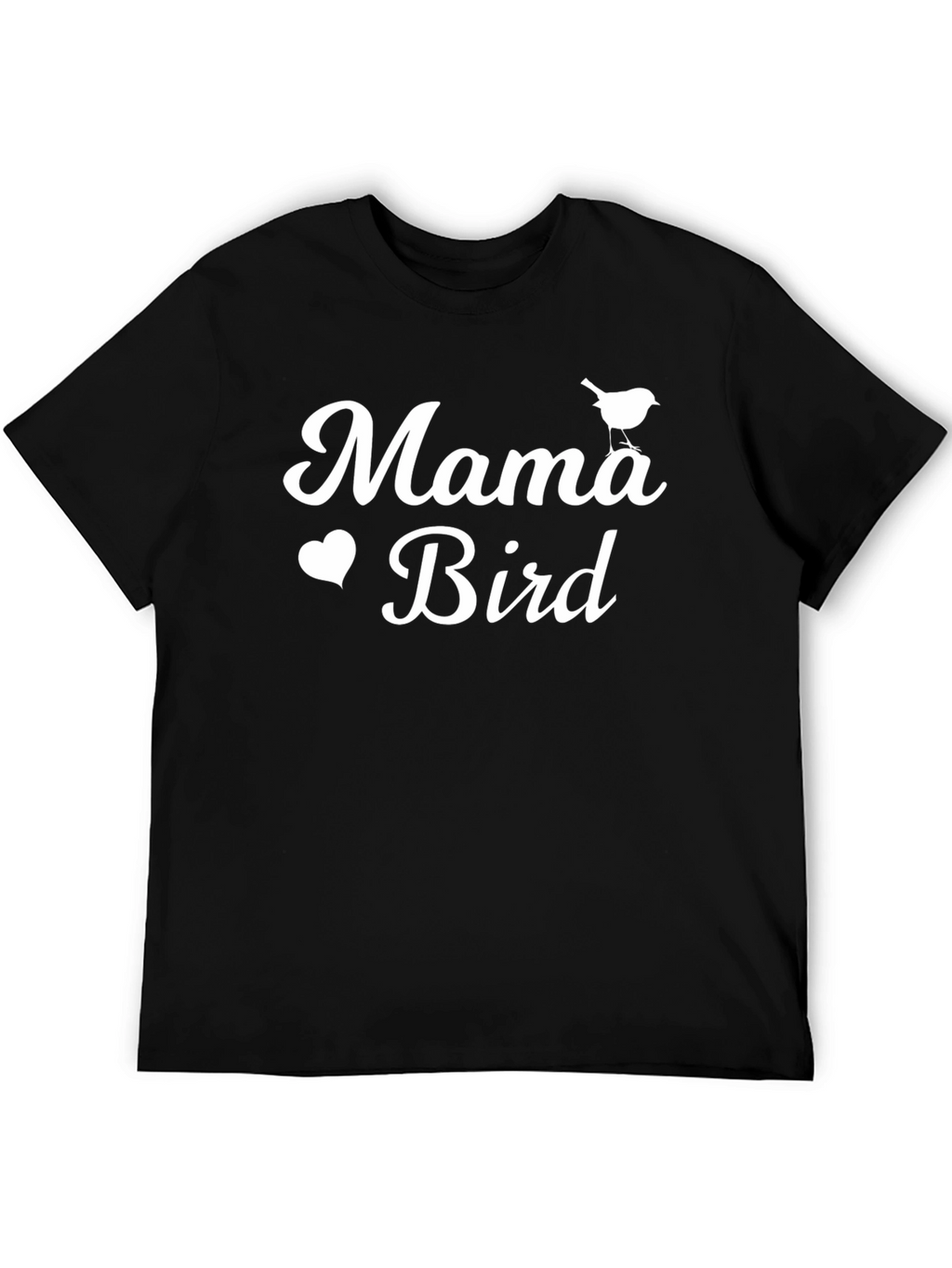 Mama Bird Graphic Tee - Black