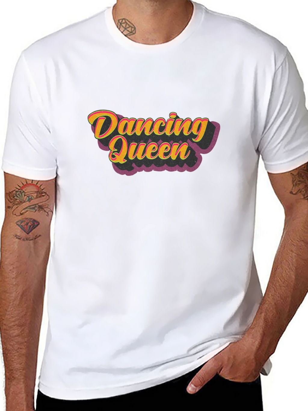 Dancing Queen Black Graphic T-Shirt