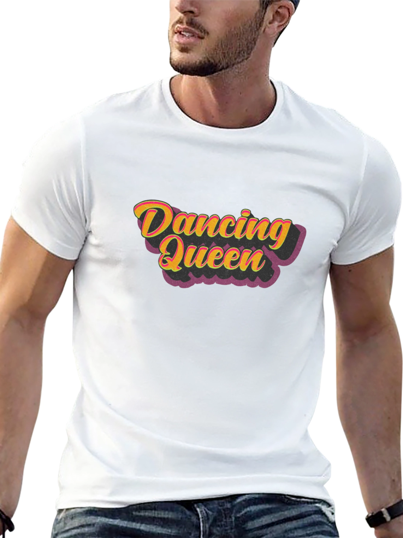 Dancing Queen Black Graphic T-Shirt