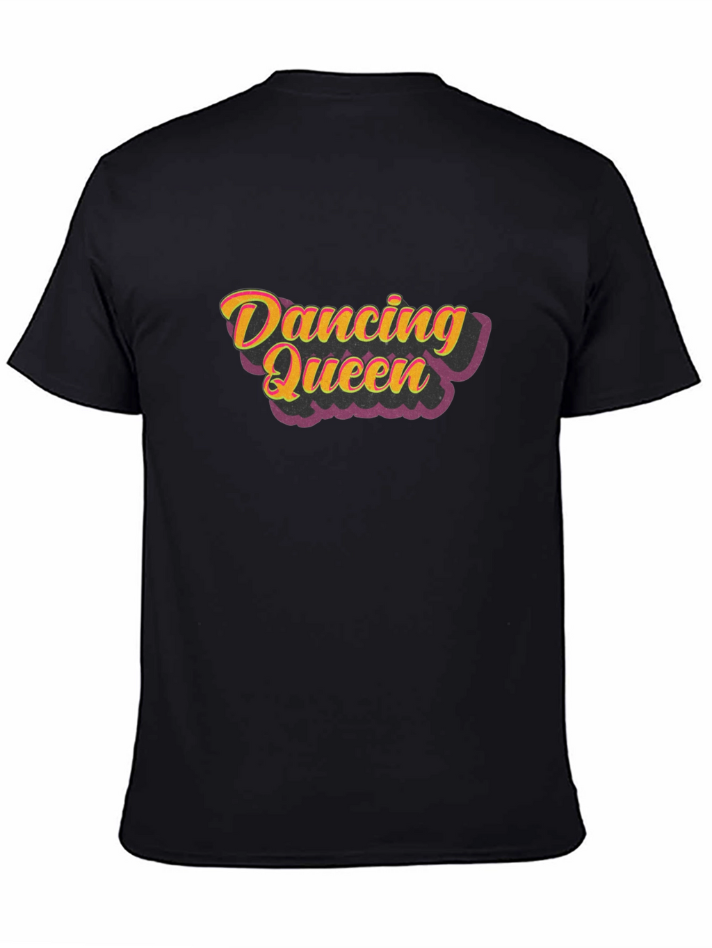 Dancing Queen Black Graphic T-Shirt