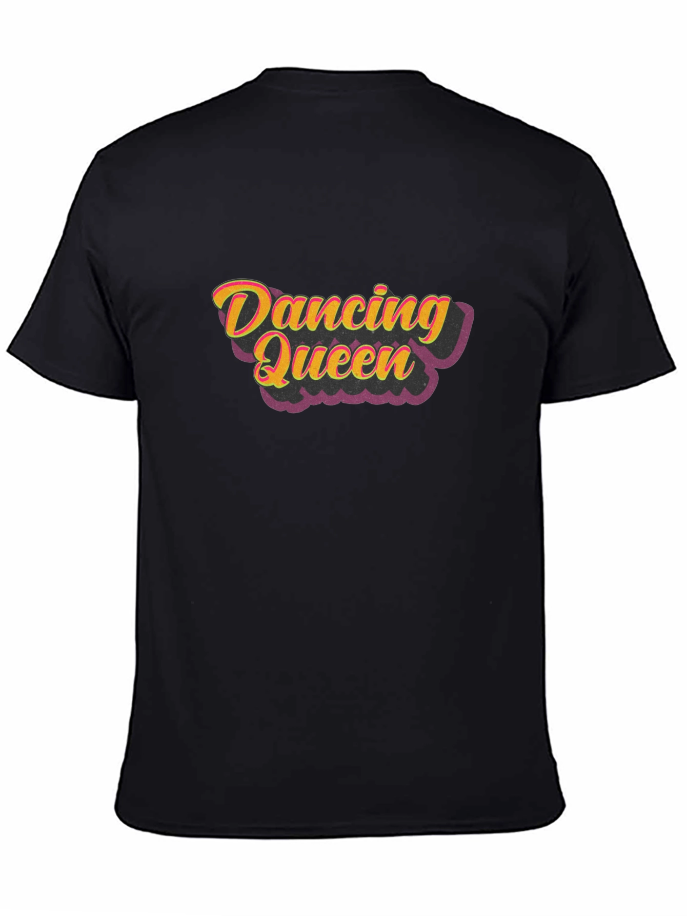 Dancing Queen Black Graphic T-Shirt