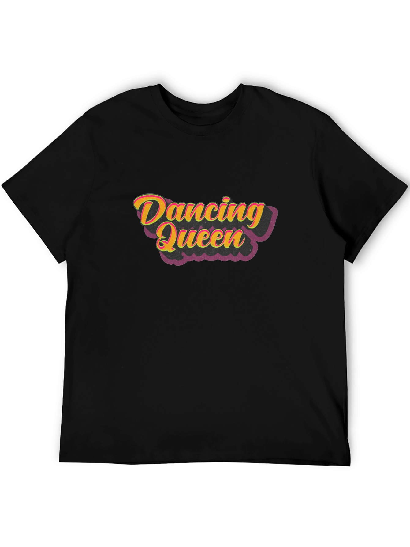 Dancing Queen Black Graphic T-Shirt