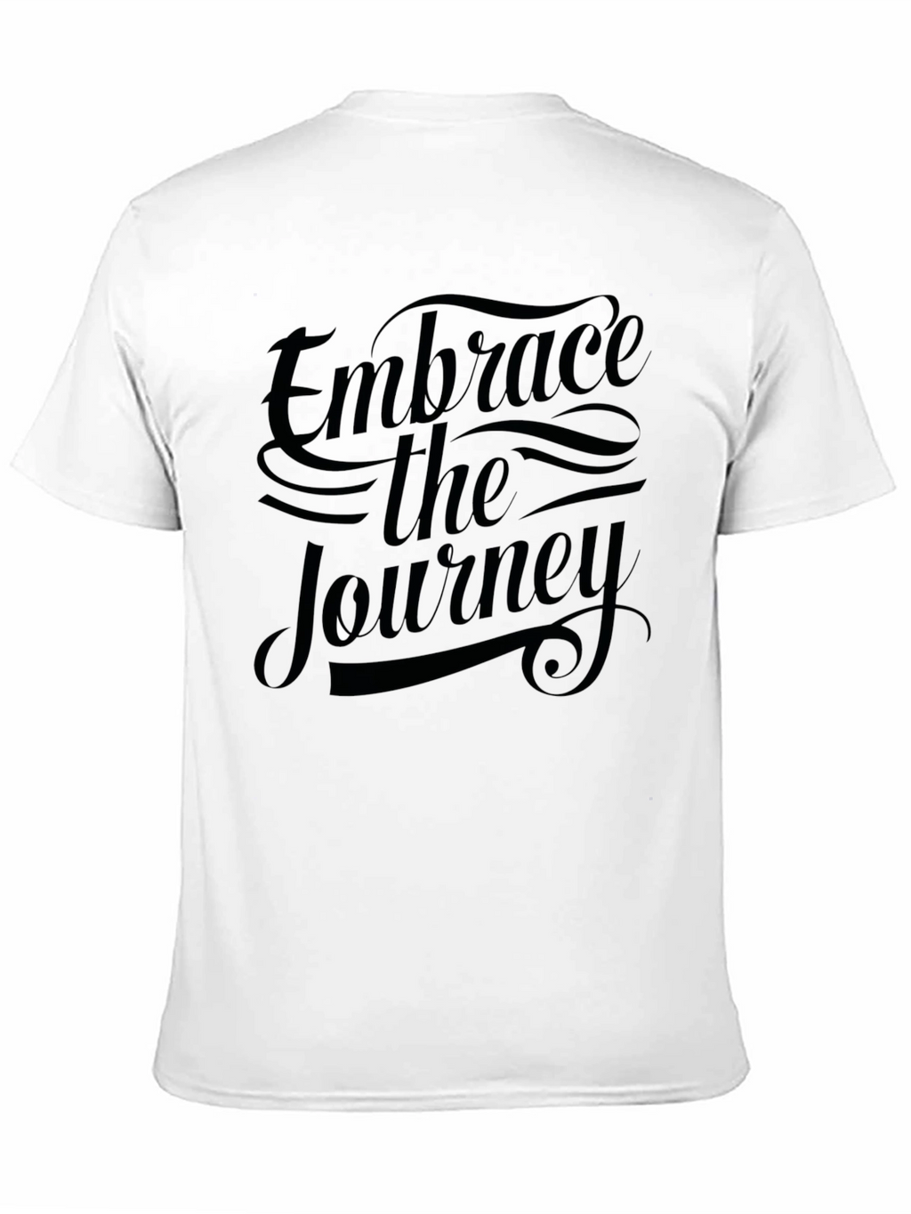 Embrace the Journey Black Graphic Tee