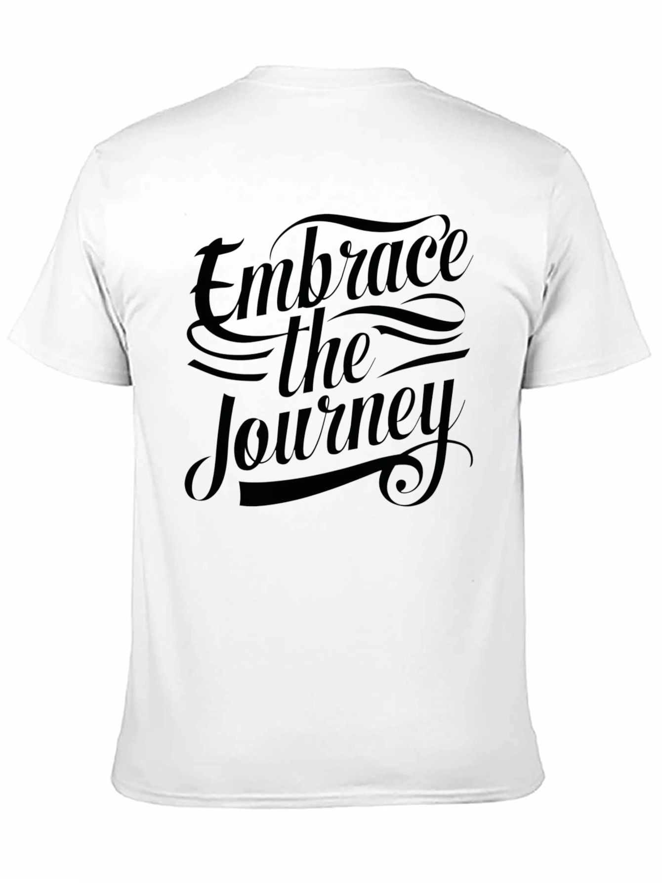 Embrace the Journey Black Graphic Tee