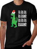 Dino-Rawr Christmas T-Shirt