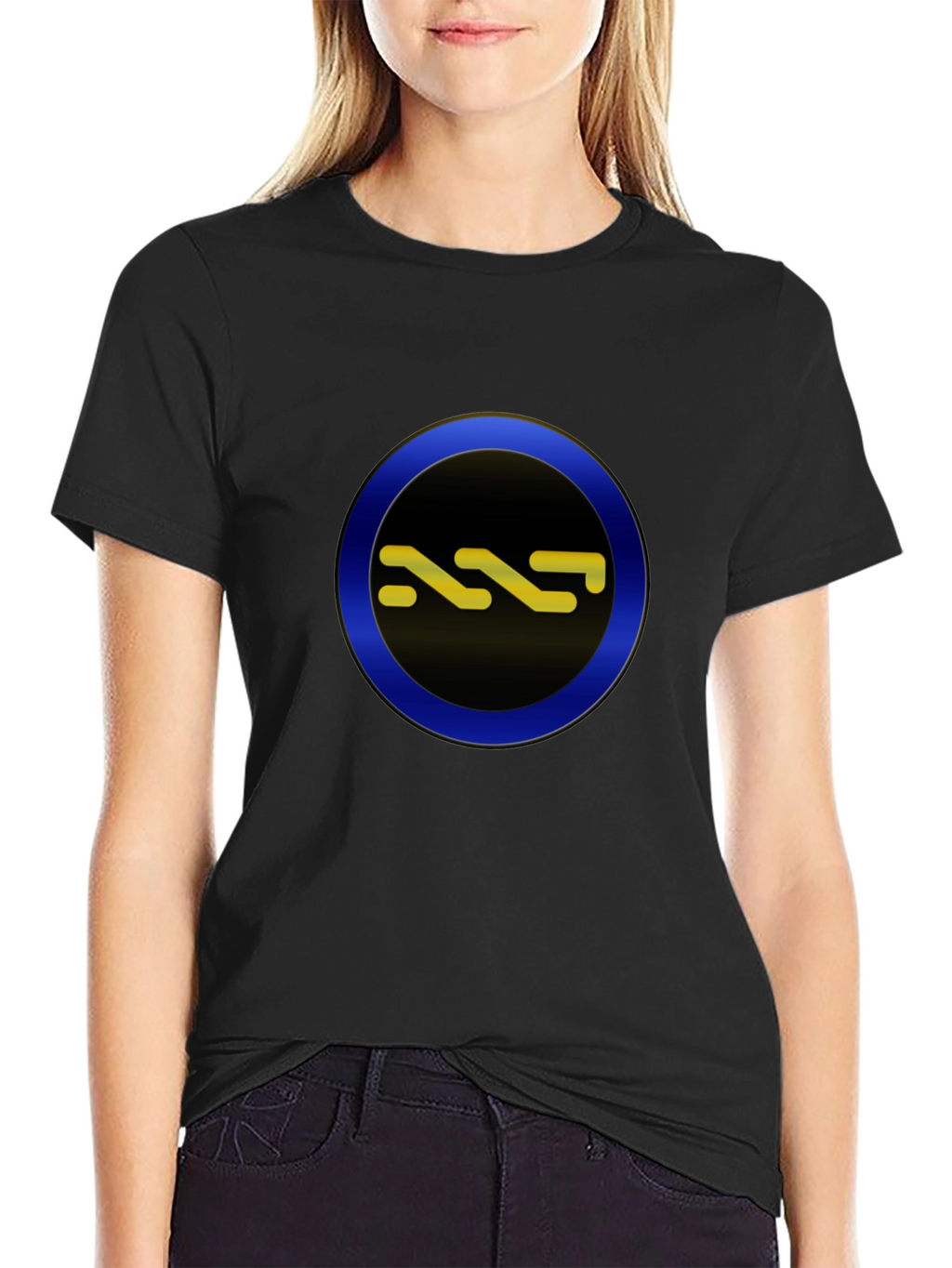Abstract Symbol Graphic Tee - Cool Casual Style