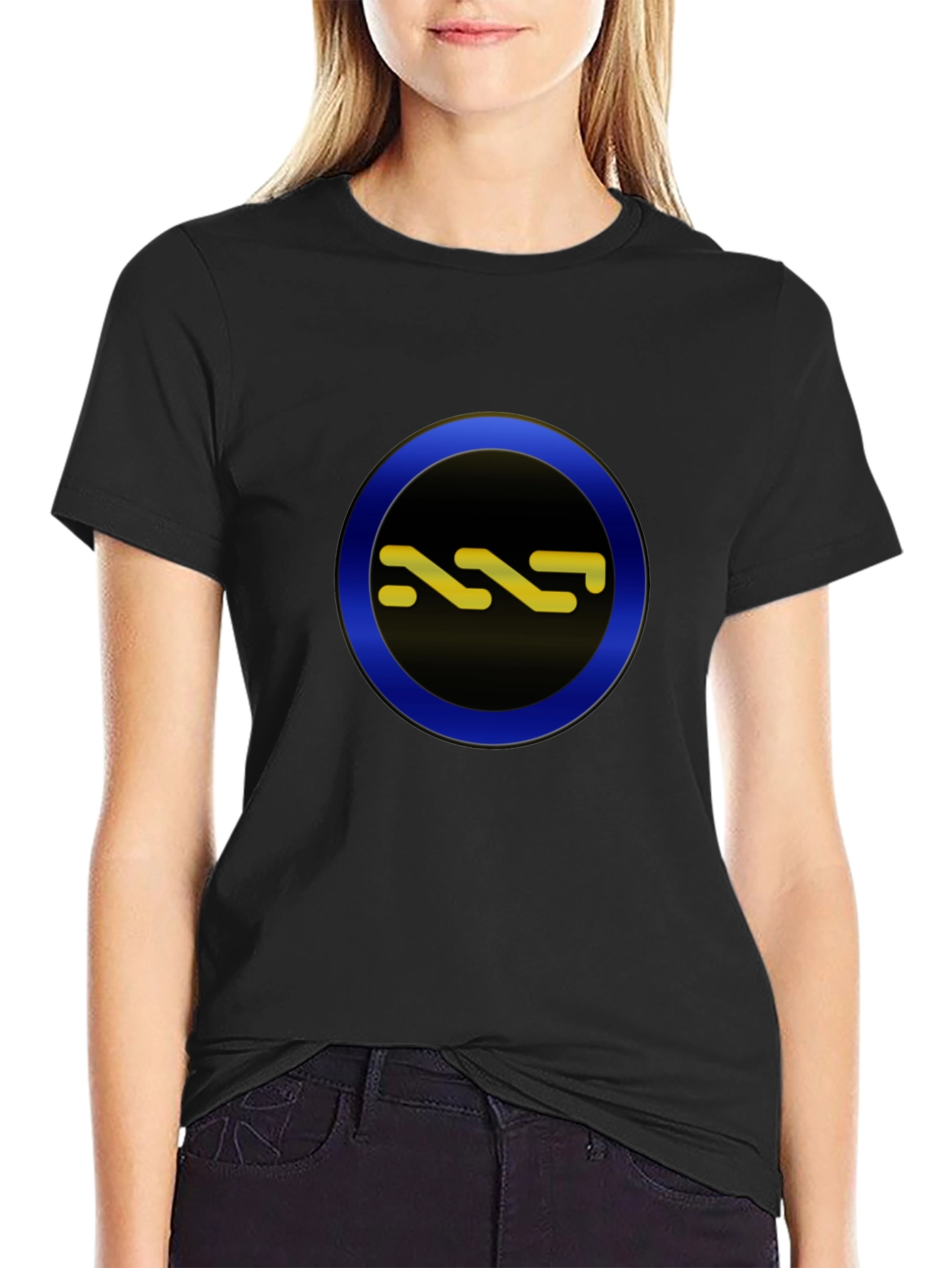 Abstract Symbol Graphic Tee - Cool Casual Style