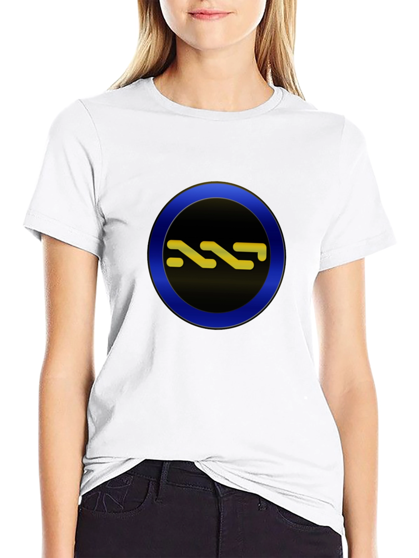 Abstract Symbol Graphic Tee - Cool Casual Style