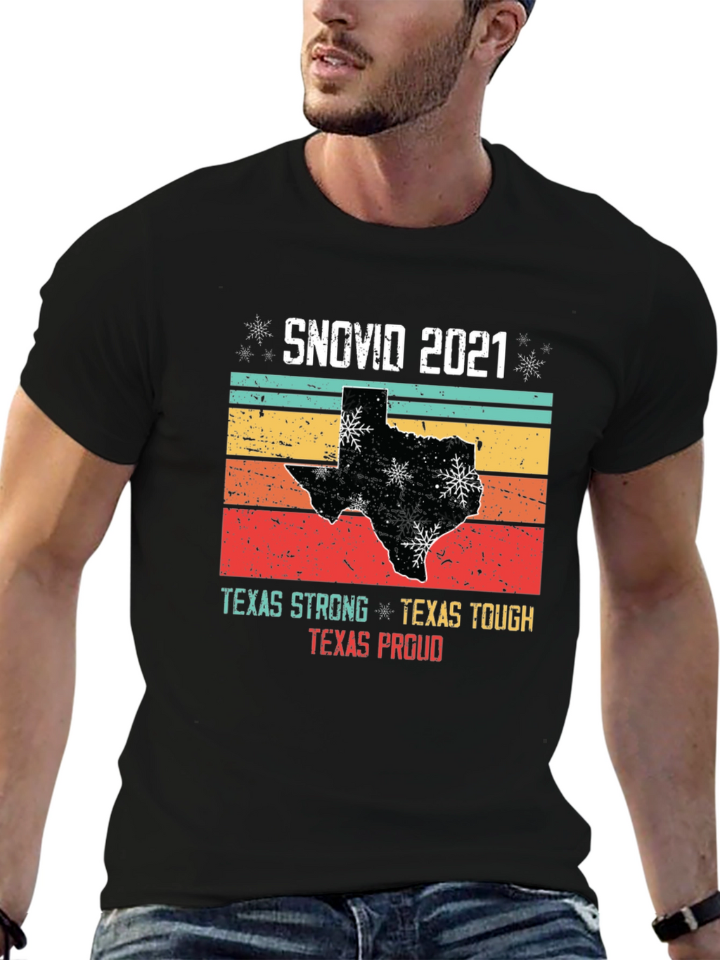 SNOVID 2021 Texas Strong T-Shirt