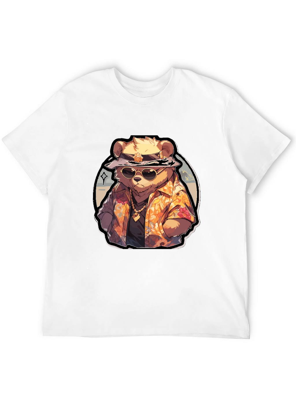 Cool Bear Hawaiian Shirt Graphic Tee