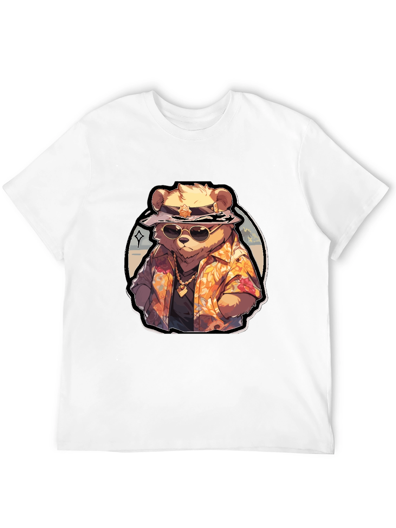 Cool Bear Hawaiian Shirt Graphic Tee