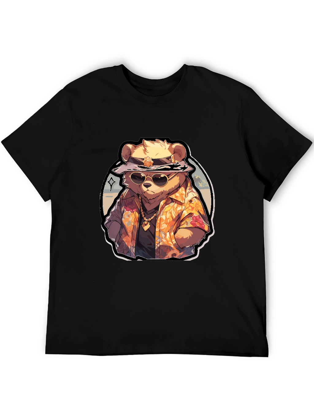 Cool Bear Hawaiian Shirt Graphic Tee