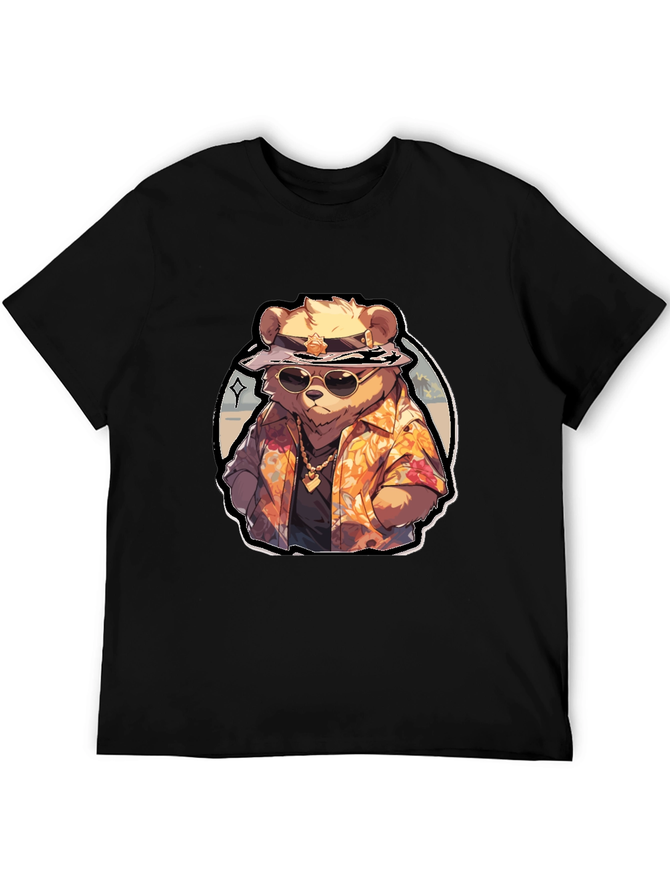 Cool Bear Hawaiian Shirt Graphic Tee