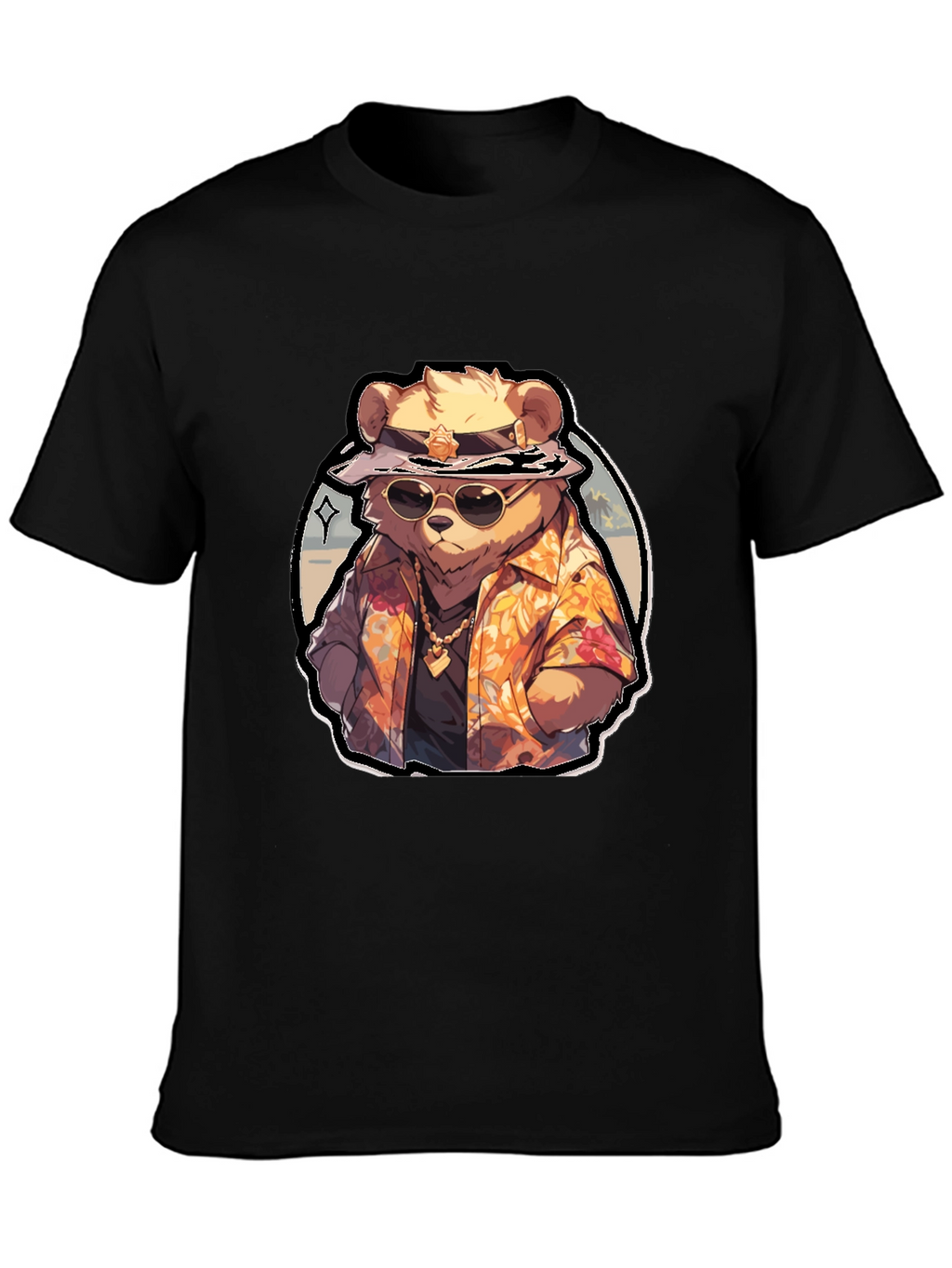 Cool Bear Hawaiian Shirt Graphic Tee