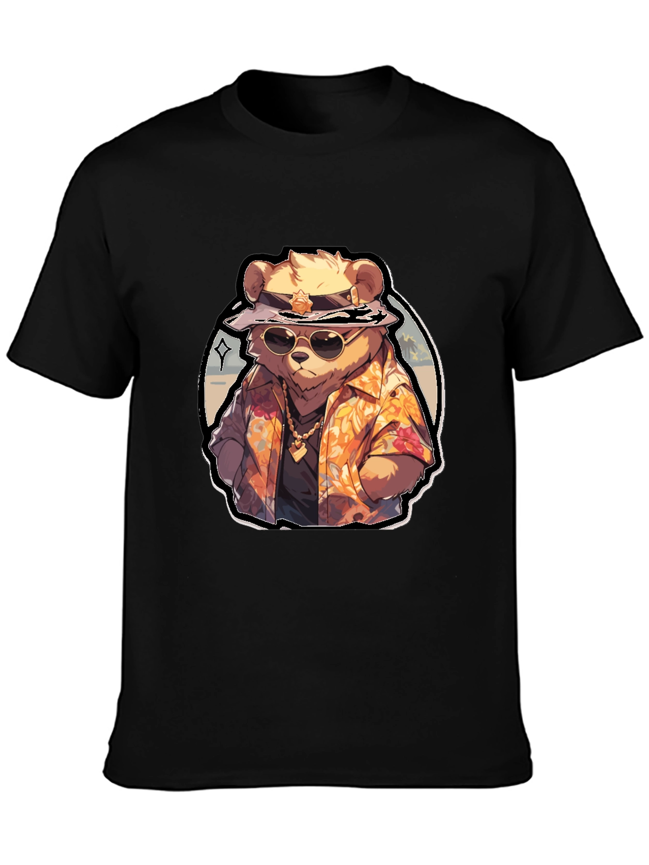 Cool Bear Hawaiian Shirt Graphic Tee