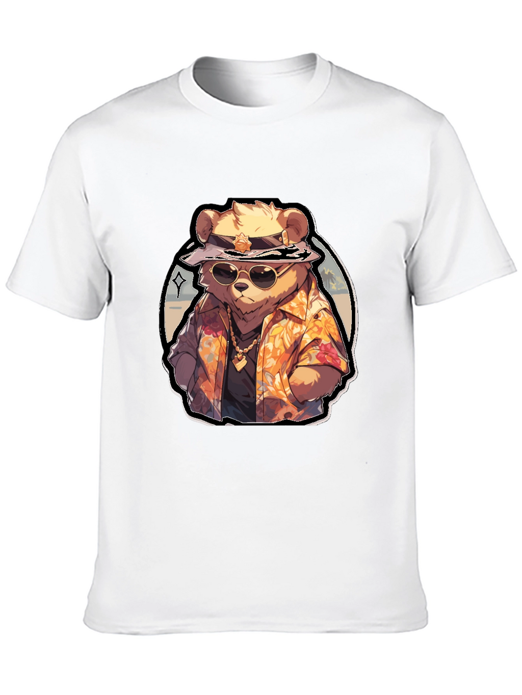 Cool Bear Hawaiian Shirt Graphic Tee
