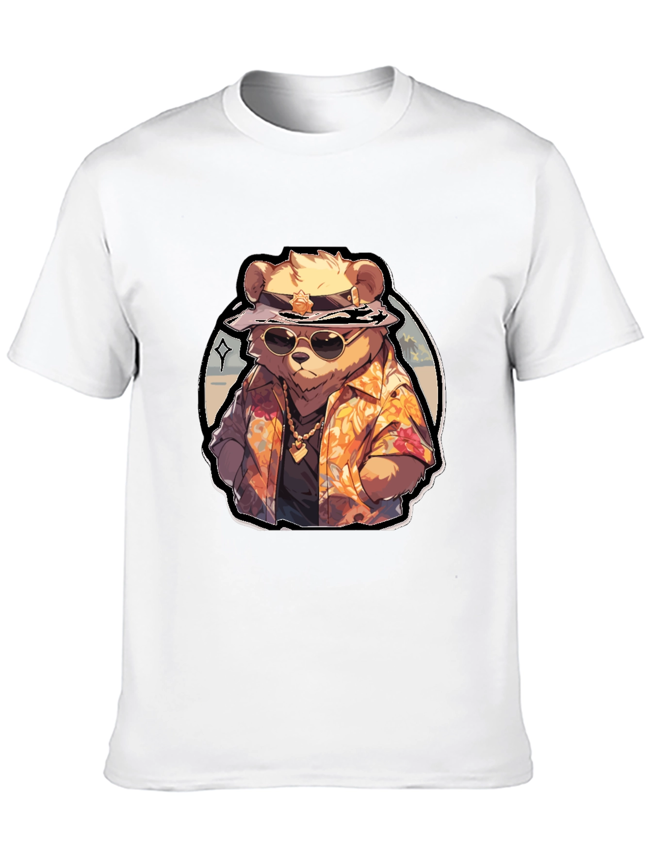 Cool Bear Hawaiian Shirt Graphic Tee