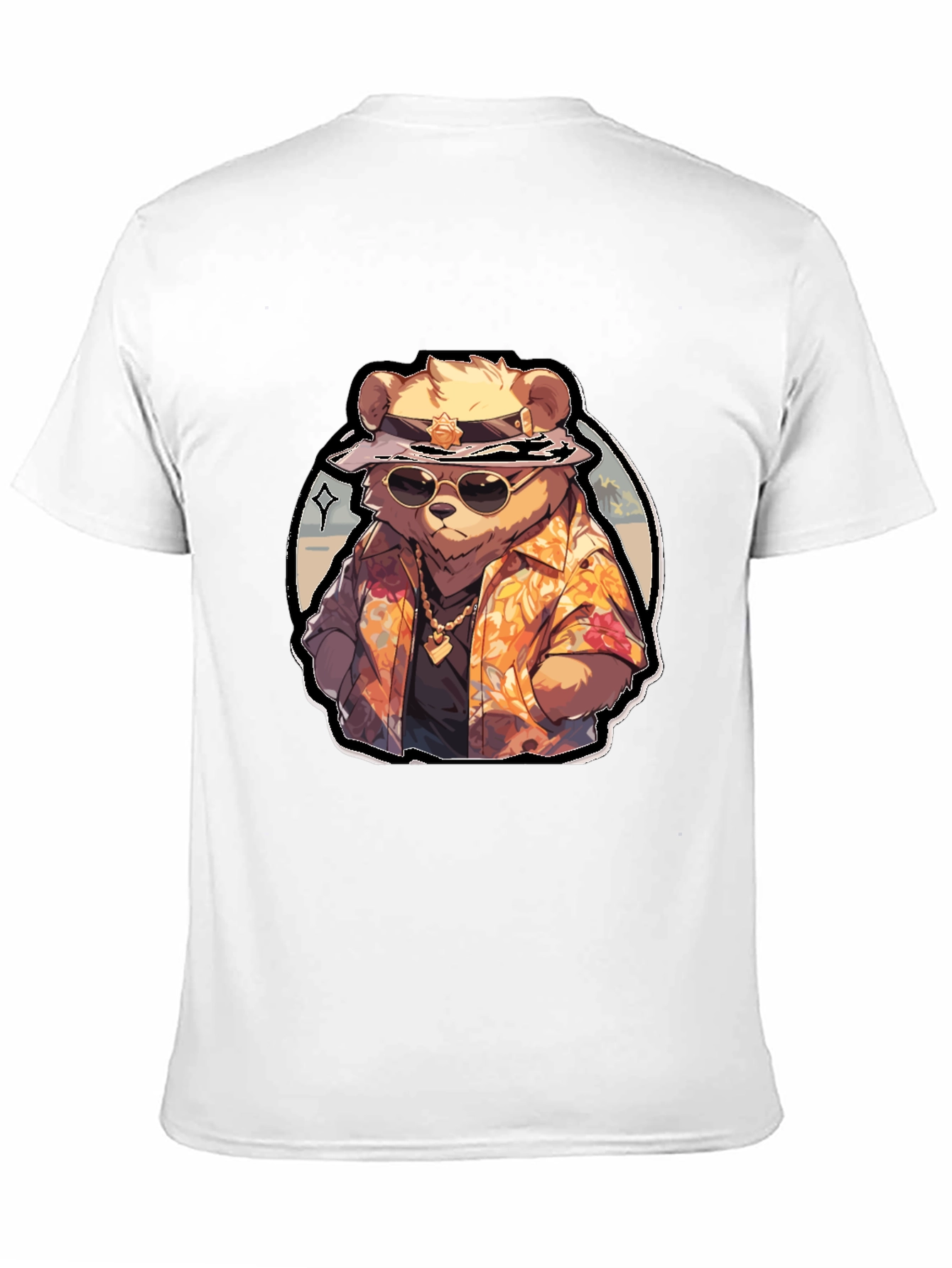 Cool Bear Hawaiian Shirt Graphic Tee