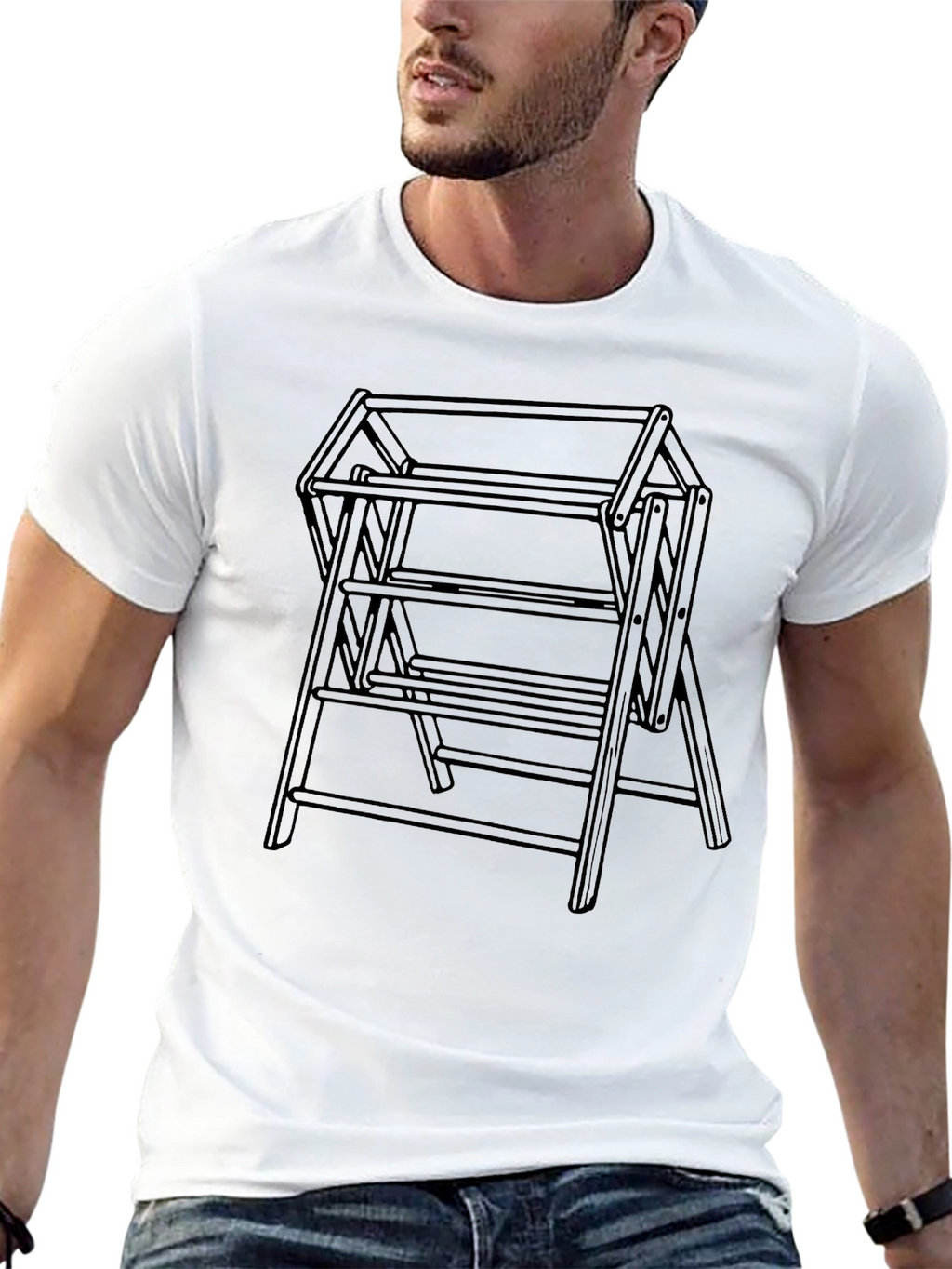 Modern Geometric Clothing Rack T-Shirt