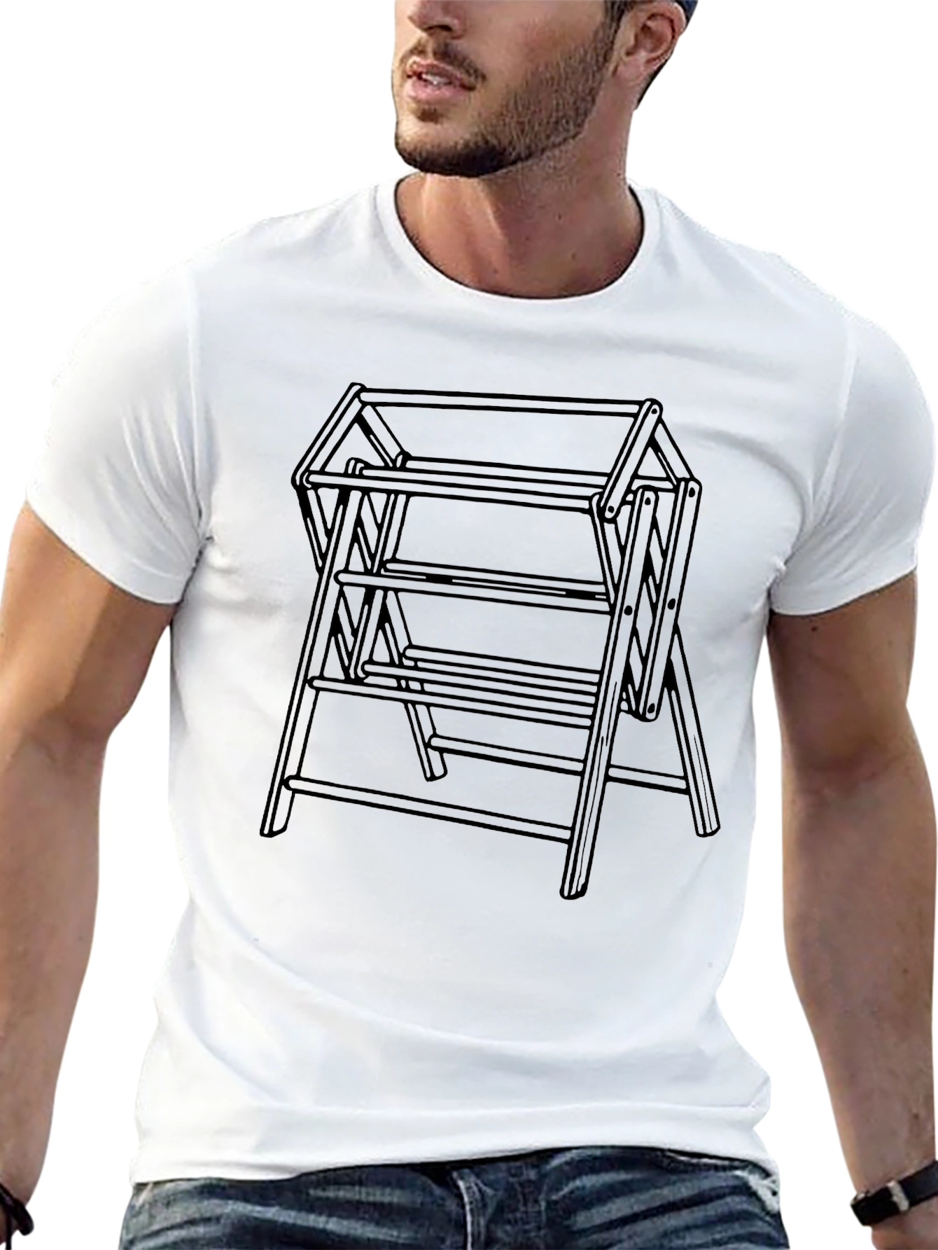 Modern Geometric Clothing Rack T-Shirt