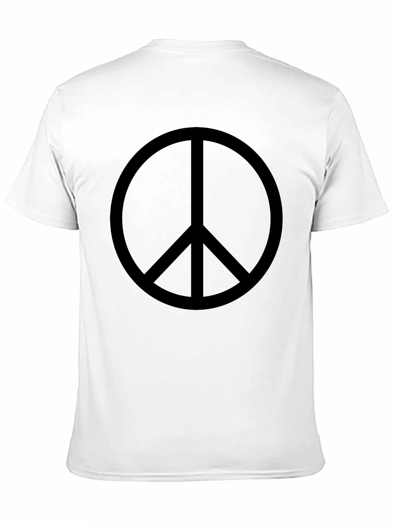 Peace Sign Graphic T-Shirt - Classic Black