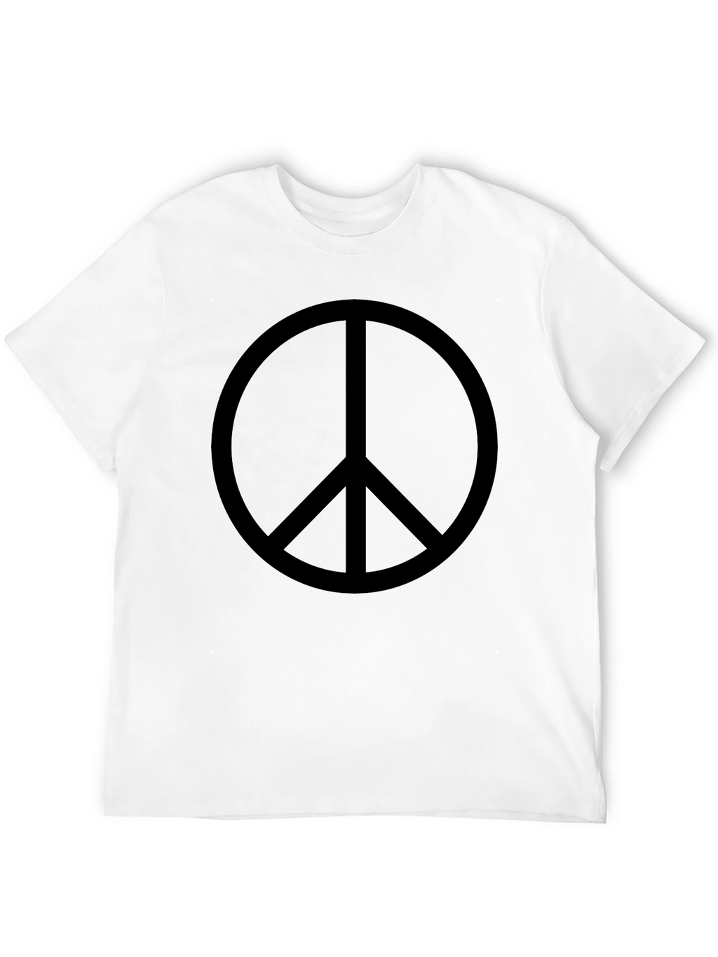 Peace Sign Graphic T-Shirt - Classic Black