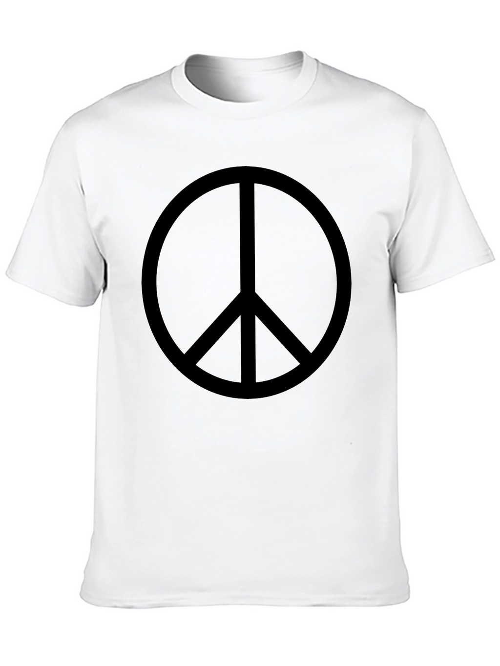 Peace Sign Graphic T-Shirt - Classic Black