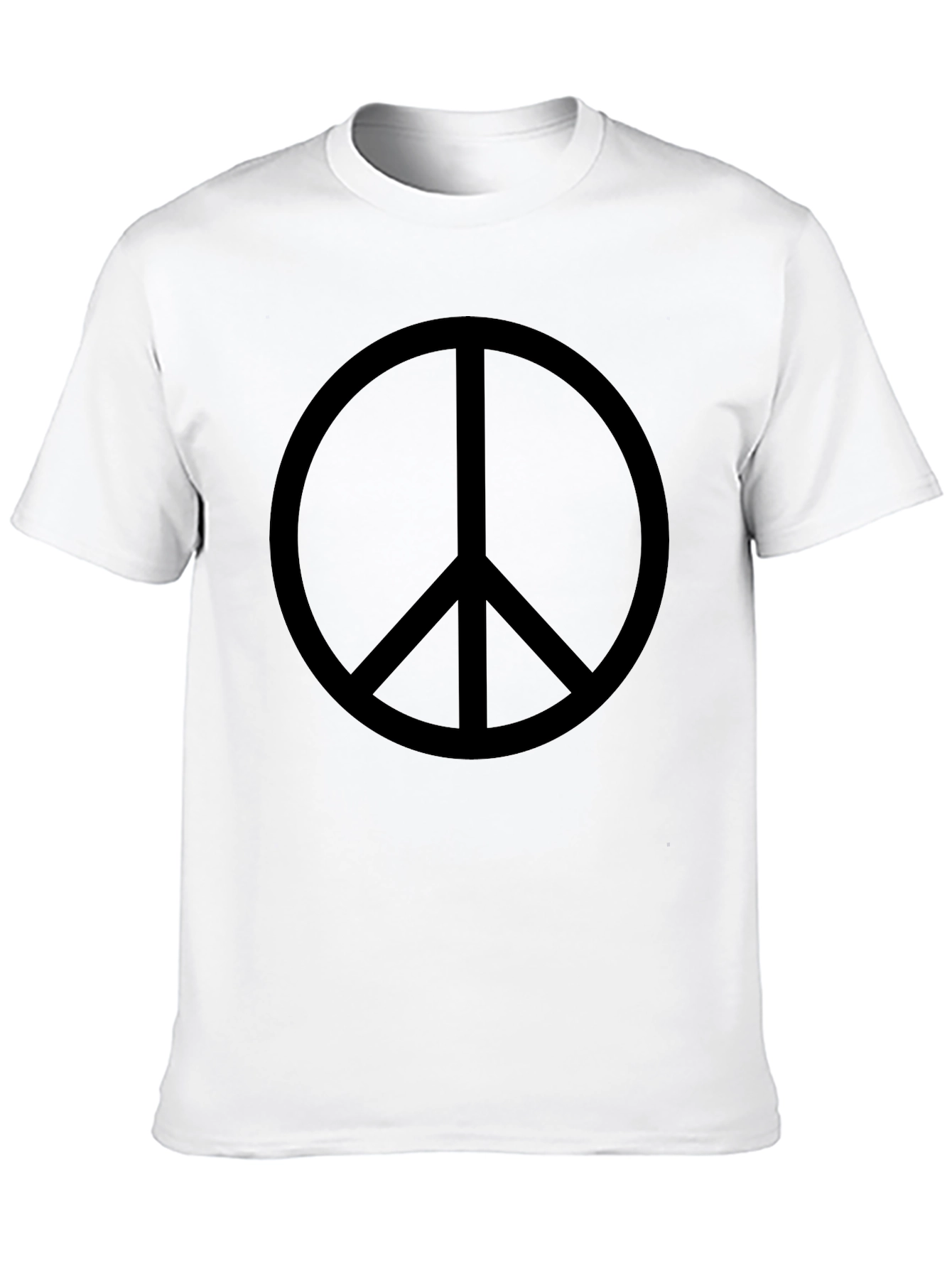 Peace Sign Graphic T-Shirt - Classic Black