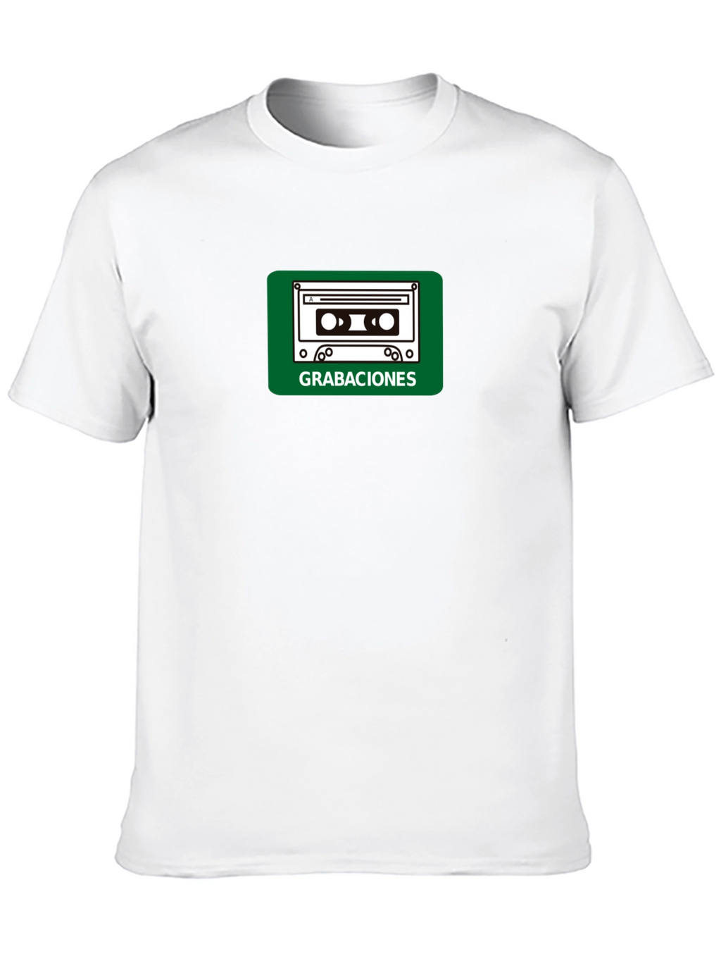 Retro Cassette Tape Graphic T-Shirt - Black