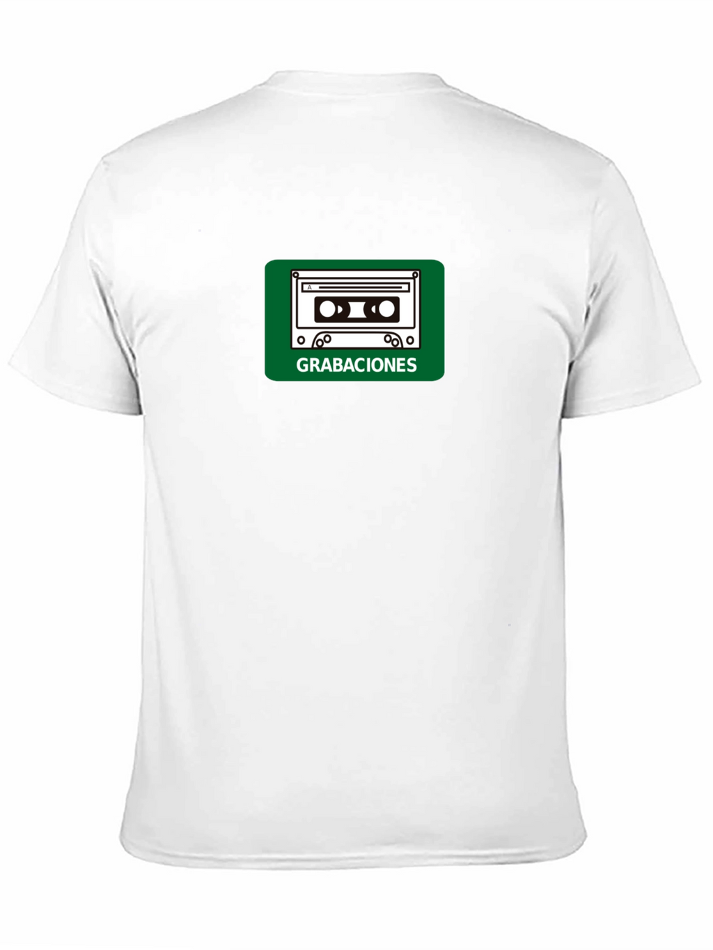 Retro Cassette Tape Graphic T-Shirt - Black