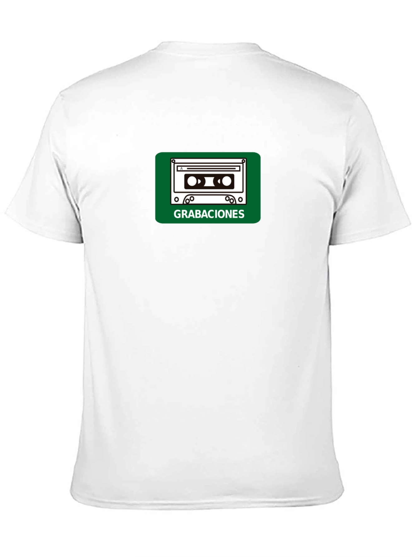 Retro Cassette Tape Graphic T-Shirt - Black