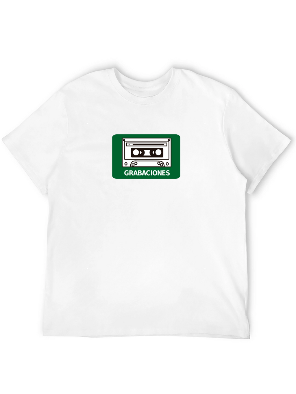 Retro Cassette Tape Graphic T-Shirt - Black