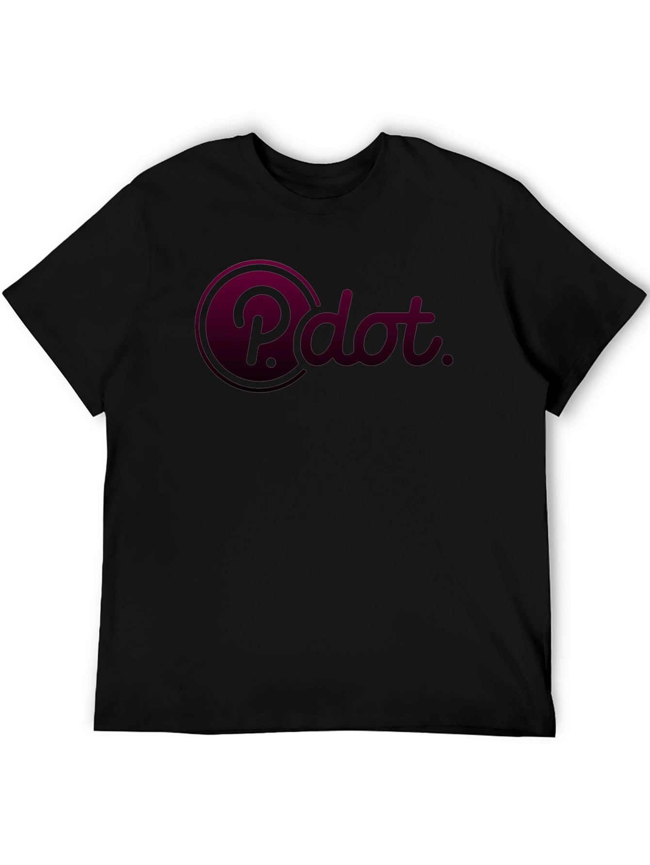 P.dot Black T-Shirt - Modern Design