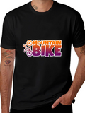 Mountain Bike T-Shirt: Gradient Design Active Wear