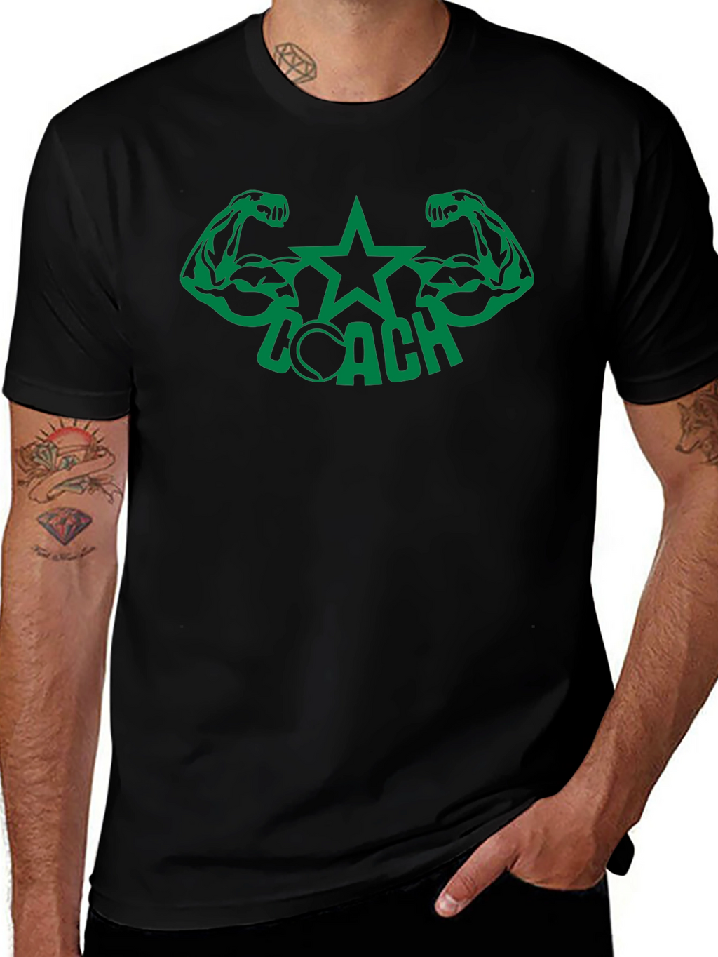 Tennis Coach Graphic Tee