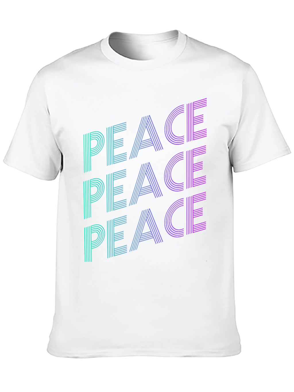 Peace Gradient Graphic T-Shirt